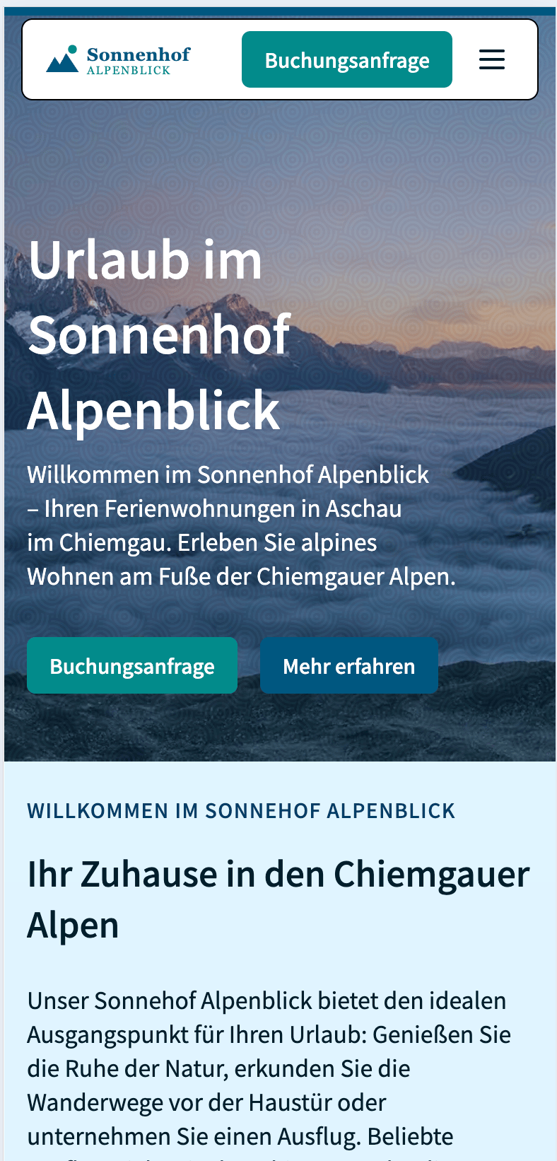 MeineFeWoSeite 1 – Mobile