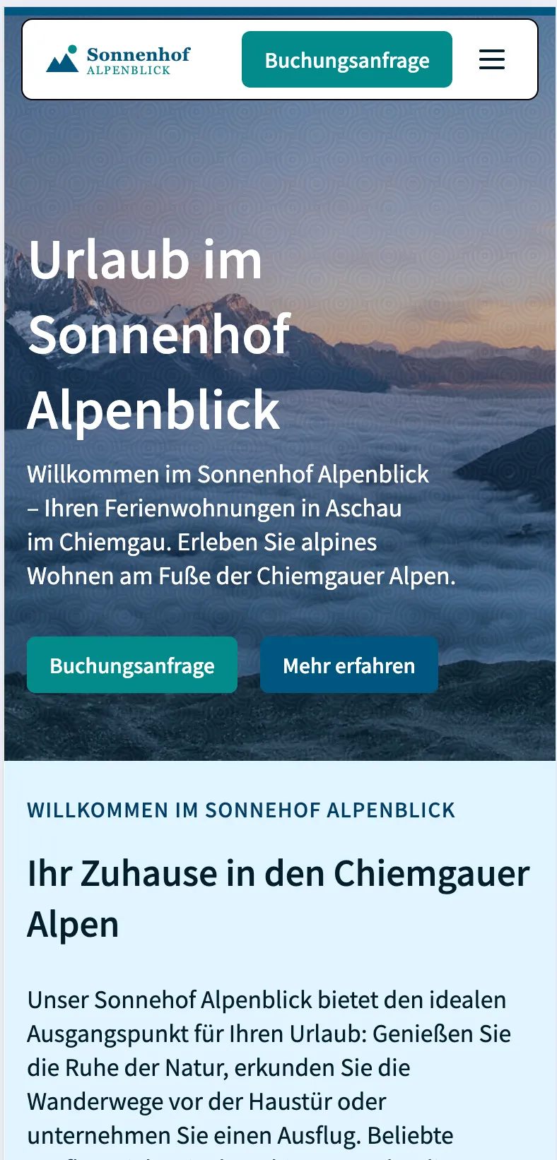 MeineFeWoSeite 1 – Mobile