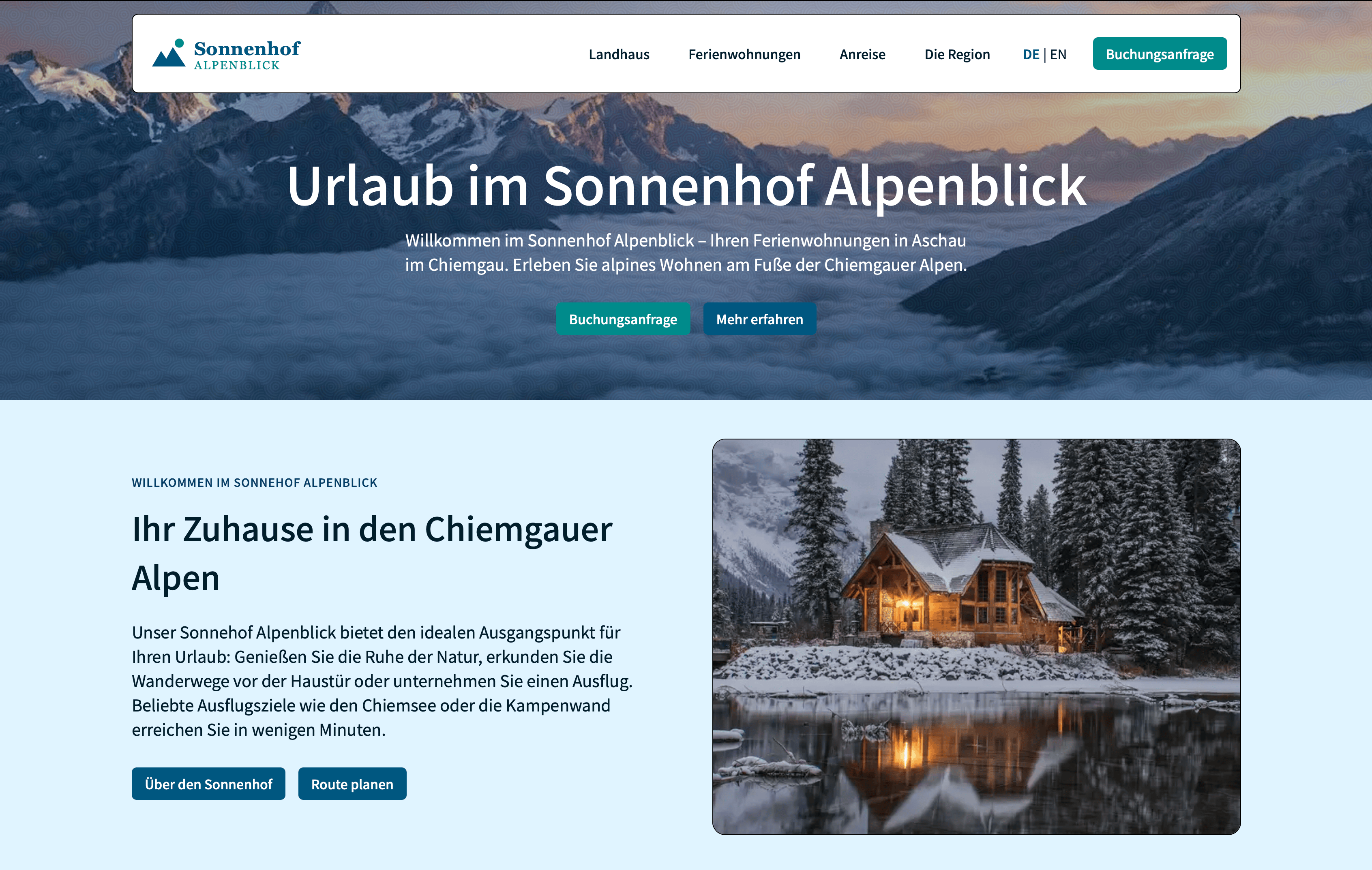 MeineFeWoSeite 1 – Desktop